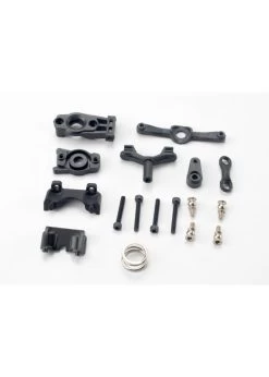 TRA7043 Traxxas Steering Arm (upper & Lower)/ Steering Link/ Servo Horn/ Servo Saver/ Servo Saver Spring/ Servo Horn Mount/ Ball Stud (2)/ Shock Mounts, Front & Rear/ 2.5x18mm CS (4)