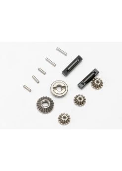 TRA7082 Traxxas Gear Set, Differential (output Gears (2)/ Spider Gears (3))/ Differential Output Shafts (2)/ 1.5x6mm Pin (3)/ 1.5x8mm Pin (2)