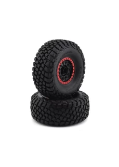 TRA8474 Traxxas Tires And Wheels, Assembled, Glued (Method Race Wheels, Black With Red Beadlock, BFGoodrich Baja KR3 Tires) (2)