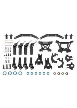 TRA9080 Traxxas Outer Driveline & Suspension Upgrade Kit, Extreme Heavy Duty, Black