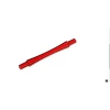 TRA9463R Traxxas Axle, Wheelie Bar, 6061-T6 Aluminum (red-anodized) (1)/ 3x12 BCS (with Threadlock) (2)