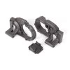 TRA9493 Traxxas Gearbox Halves,left & Right/ Differential Cover (charcoal Gray)