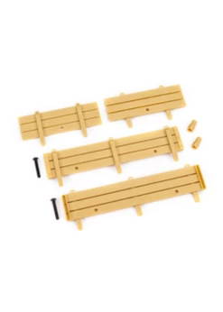 TRA9798Traxxas Stake Sides, Utility Trailer (complete Set)/ Spare Tire Mount (2)/ 3x18mm BCS (2)