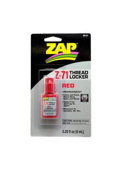 PAAPT71 ZAP Z 71 Red Thread Lock, .20 Oz